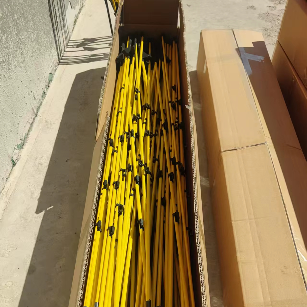 non-conductive fiberglass posts for electric fence T post Boundary Fence Posts