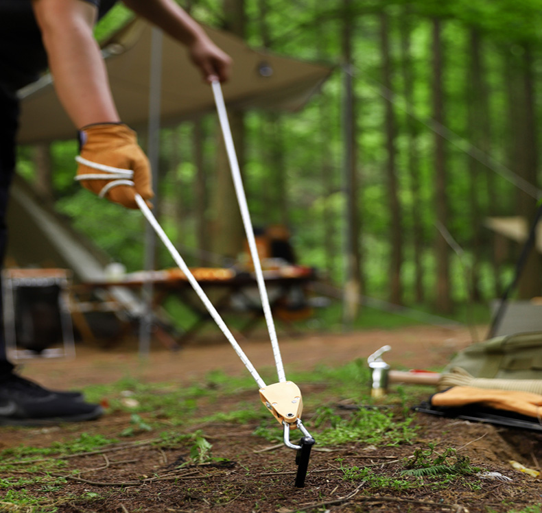 heavy duty ground nail for camping